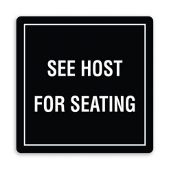 See Host for Seating with Border