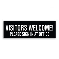 Visitors Welcome Please Sign In At Desk Sign