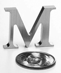Mini Aluminum Letters