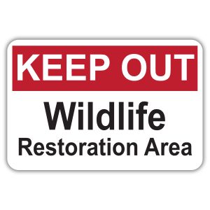 Wildlife Signs - American Sign Letters