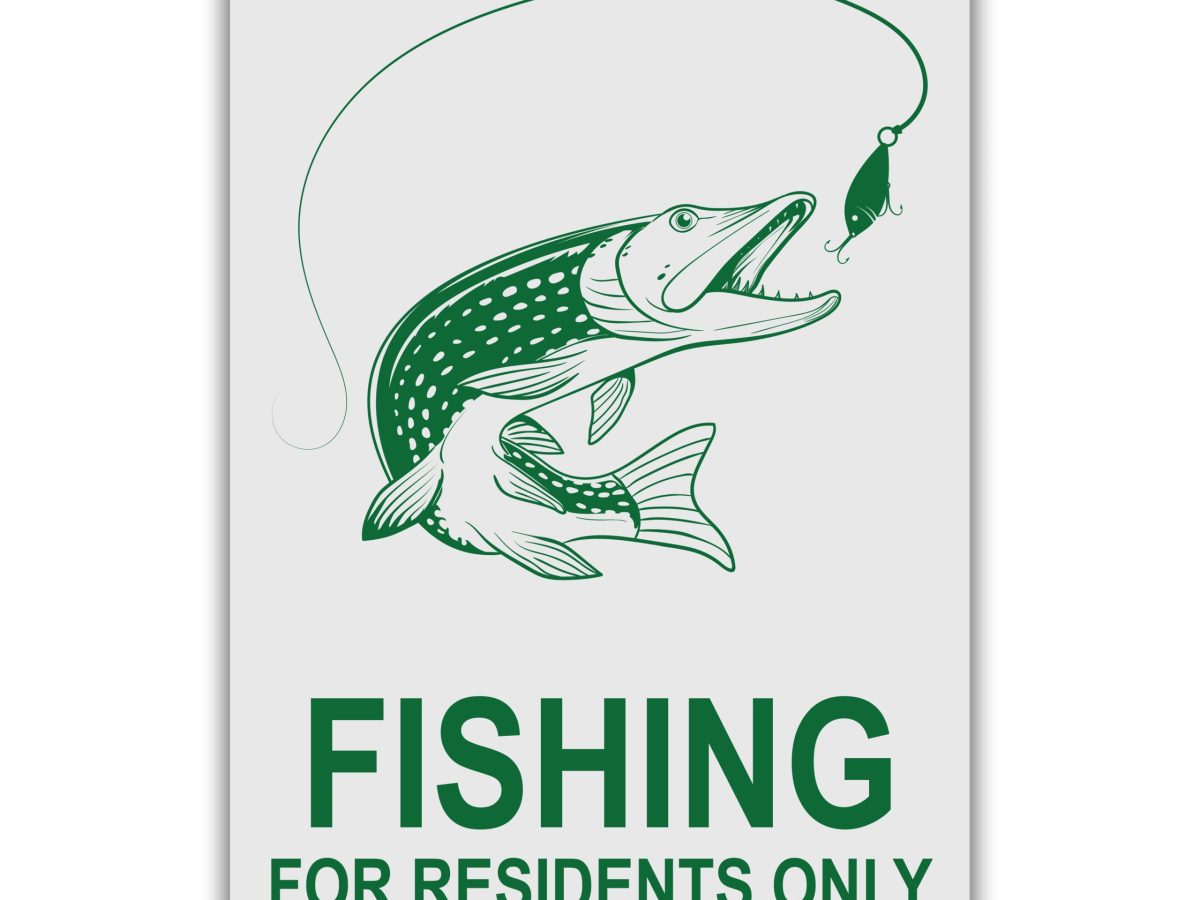 Fishing Signs - American Sign Letters